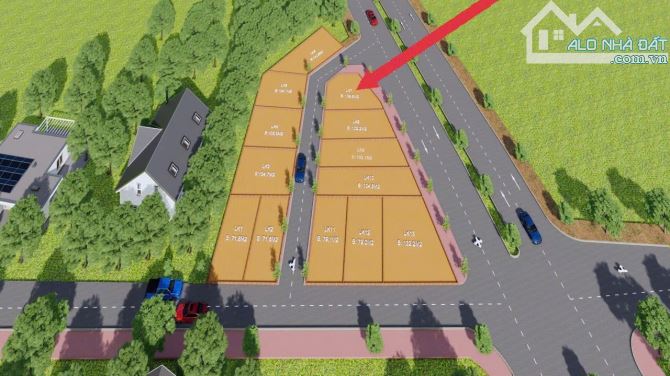 Lô góc 3 mặt thoáng 100m nằm trên đường h8 nối ra đại lộ thăng longgiá f0, gần gas metro, - 4