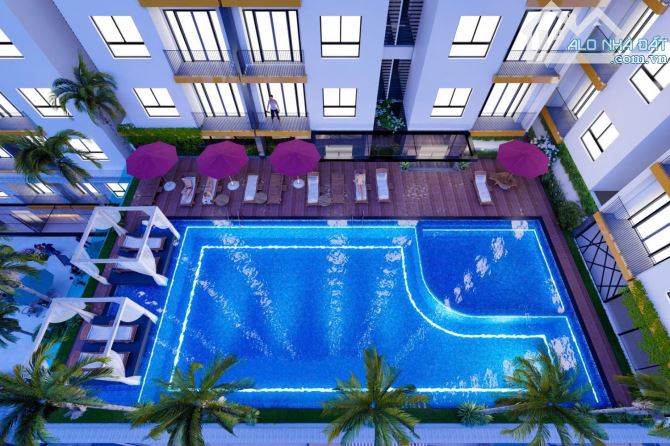 Căn hộ Minh Quốc Plaza, đón đầu sát nhập TP.HỒ CHÍ MINH. Gồm : 2 PN, 2WC, PK, Bếp, Ban côn - 4