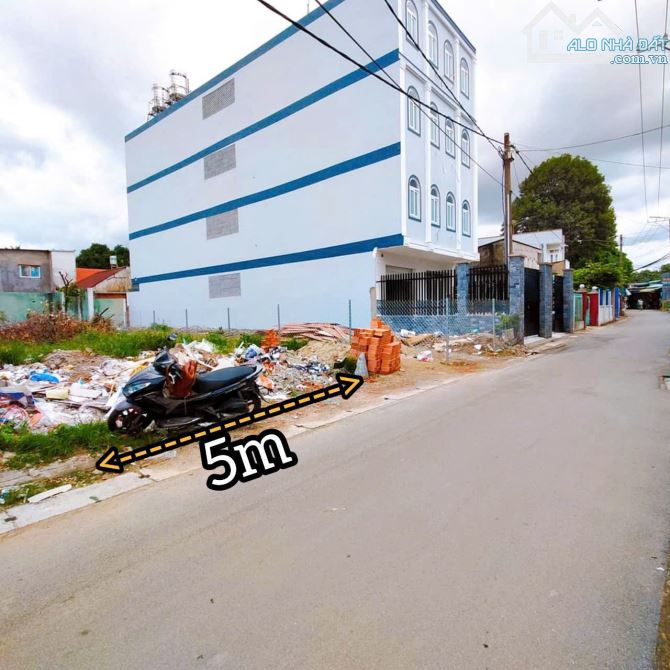 GIẢM GIÁ MẠNH CÒN 3,9 TỶ LÔ ĐẤT MẶT TIỀN KINH DOANH QUÁN RẺ, 5X21=106M2, SỔ RIÊNG, THỔ CƯ - 1