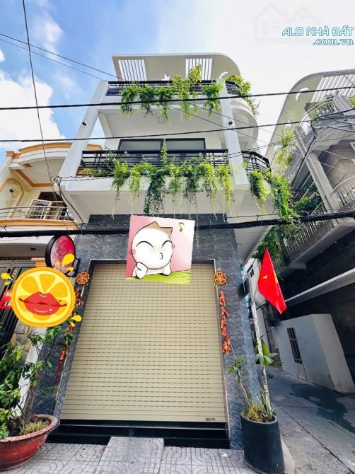 Giảm 1ty5 cần bán gấp nhà mặt tiền cạnh Nguyễn Bá Tòng 3tầng 210m2 lô góc 10tỷ TL tra no - 1