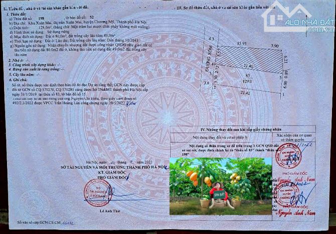 Bán Đất khu Xuân Mai Thị trấn Xuân Mai Hà Nội Đường ôtô giá rẻ - 2