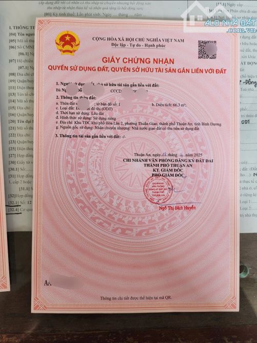 2Tỷ250__Bán đất rẻ gần đường Thuận Giao 24 chỉ 100m__Sổ Riêng__Bên hông có công viên nhỏ - 4