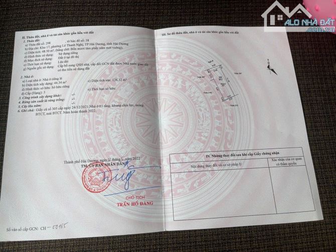 👍BÁN NHÀ ĐẸP 3 TẦNG NGÕ PHỐ HOÀNG LỘC, TP HẢI DƯƠNG - 5