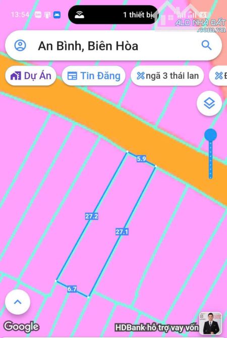 Cần bán nhà mặt tiền chợ Đồi An Bình, diện tích 171m - 7