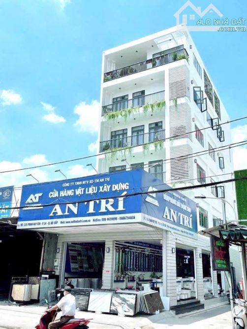 "Siêu phẩm góc 2mt Phan Huy Ích Tòa nhà 6 tầng, thang máy, thu nhập khủng  bán 33tỷ