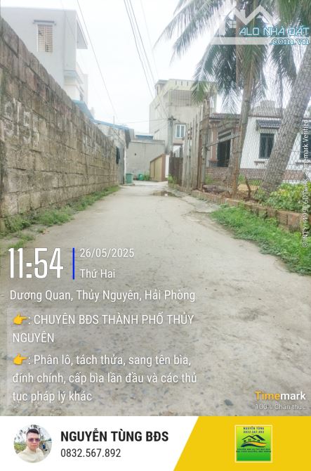 Bán 150m2 đất trung tâm phường Dương Quan - 1