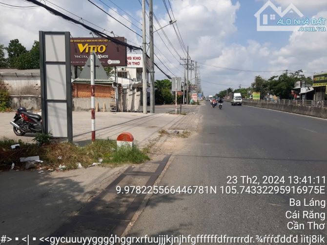 bán đất 2 mặt tiền đường quốc lộ 1A, Gần trạm thu phí số 10, dtsd 1269m2, ngang trên 16m - 3