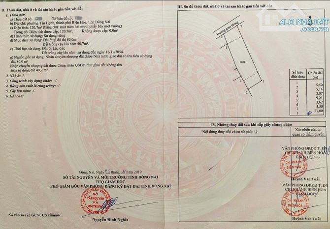 2,1Tỷ TL🔥Bán đất 120,7m2 Cách đường Bùi Hữu Nghĩa 100m, p.Tân Hạnh, Tp.Biên Hòa - 4