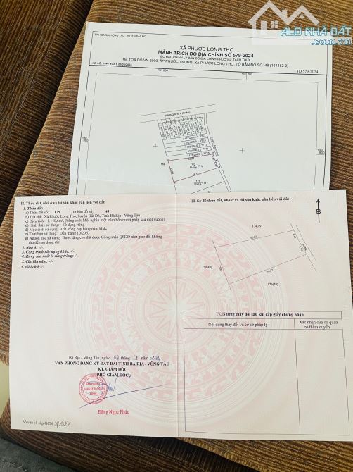 BÁN LÔ ĐẤT VƯỜN - ĐÃ VÂY RÀO KIÊN CỐ , NGANG 17M SÂU 54M VUÔNG ĐẸP - HUYỆN LONG ĐẤT - 7