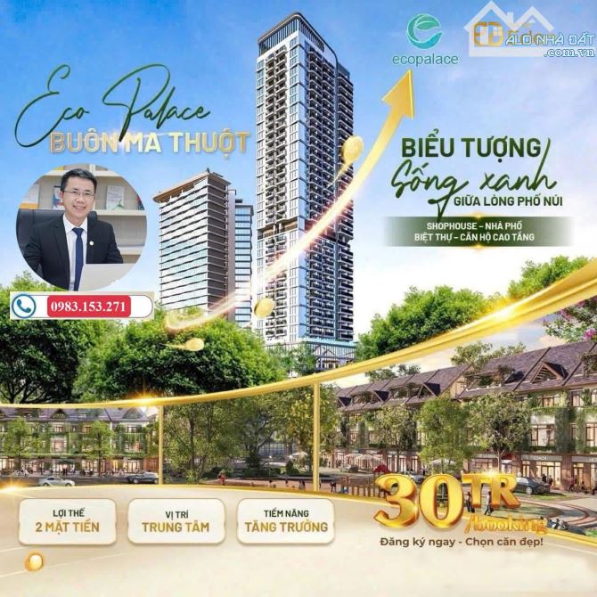 DỰ ÁN HOT ECOPALACE – 𝐁𝐎𝐎𝐊𝐈𝐍𝐆 𝐍𝐆𝐀𝐘 𝐇𝐎̂𝐌 𝐍𝐀𝐘 CHỈ TỪ 30 TRIỆU