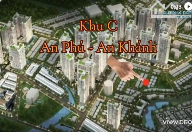 Nền biệt thự An Phú An Khánh, 8x20 sát đường Trần Lựu, có Thương lượng