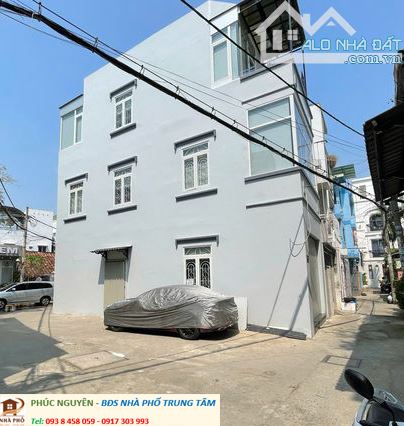 BÁN NHÀ 3 TẦNG MỚI – HXH lô góc HOÀNG HOA THÁM BÌNH THẠNH- DT 49M - MT 4M-GIÁ 9.2 TỶ