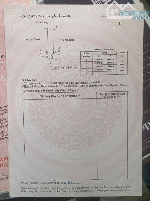 ✅Bán đất Ngọ Dương, An Hoà. 60m2 Ngõ thông rộng 4m