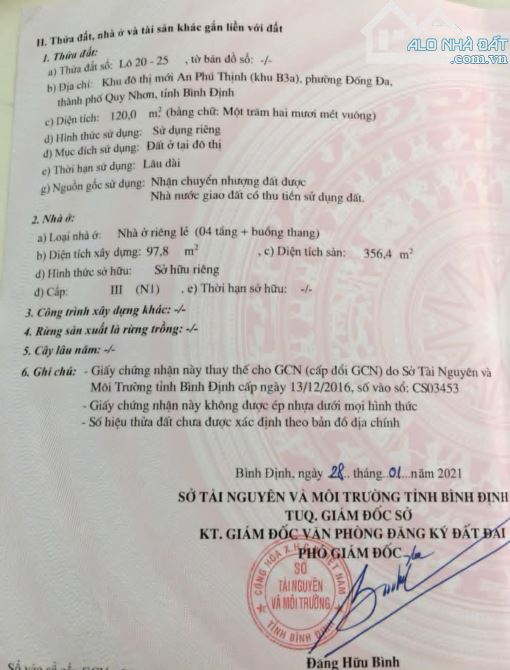 Cần bán nhà 4 tầng + sân thượng hiện đại, sang trọng thuộc khu An Phú Thịnh, TP Quy Nhơn - 1