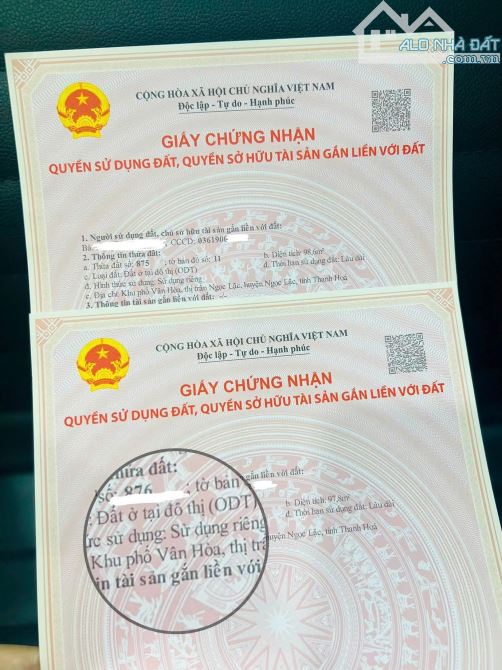 SỞ HỮU NGAY KHU ĐẤT NỀN ĐÔ THỊ THANH HÓA CHỈ  408TRIỆU - 2