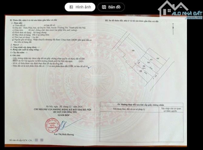 BÁN 83M ĐẤT TRỤC CHÍNH DUYÊN THÁI-NGỌC HỒI P.LÔ Ô TÔ TRÁNH KINH DOANH CHỈ 9.8 TỶ - 2