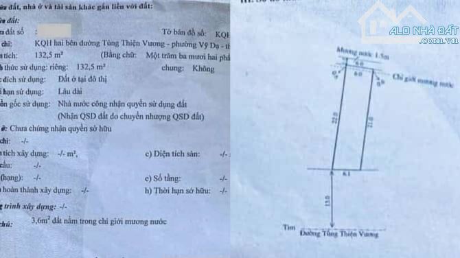 🔥 MẶT TIỀN đường TÙNG THIỆN VƯƠNG, P. VỸ DẠ – TRUNG TÂM TP. HUẾ  💎 Vị trí siêu đẹp - 2