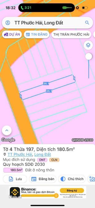 CÁCH BIỂN PHƯỚC HẢI 1.5KM- HÀNG THƠM DUY NHẤT 1 LÔ- THỊ TRẤN PHƯỚC HẢI - BRVT - 3