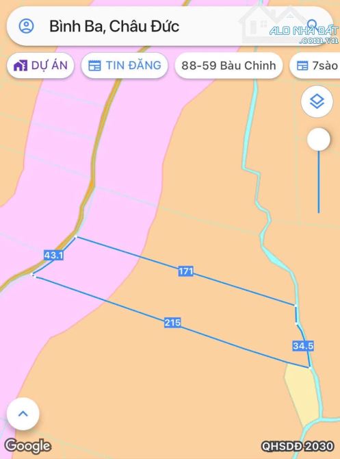 Bán khoảng 7 sào 7 (7701m2) đất Bình Ba, huyện Châu Đức, BRVT. - 5