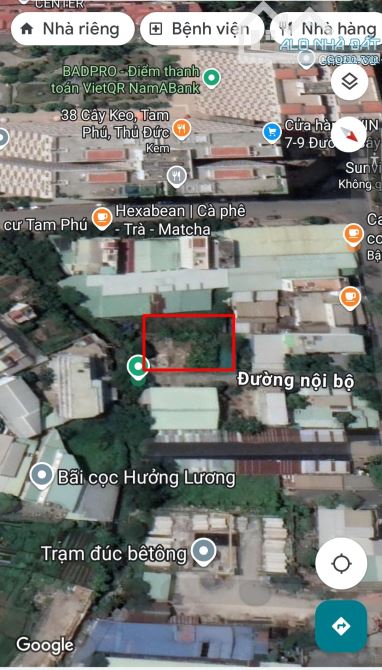 Bán đất hẻm đường Cây Keo p Tam phú Tp Thủ Đức