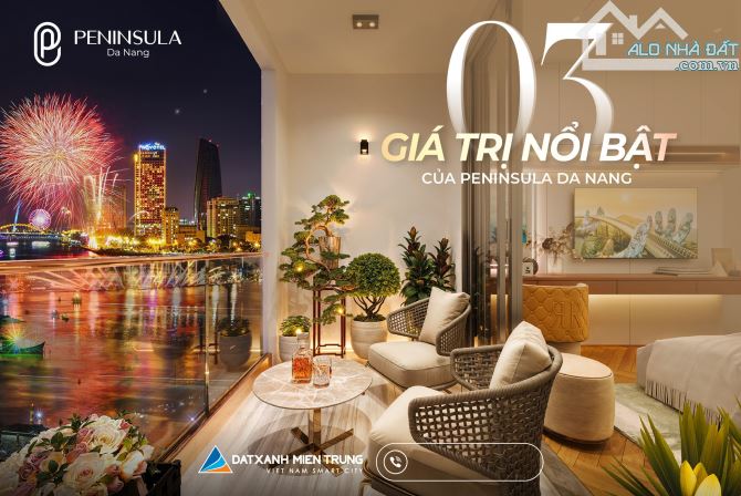 Hot! Quỹ căn hộ view trực diện sông Hàn Peninsula Đà Nẵng - Giá gốc từ CĐT. Chiết khấu 16% - 11