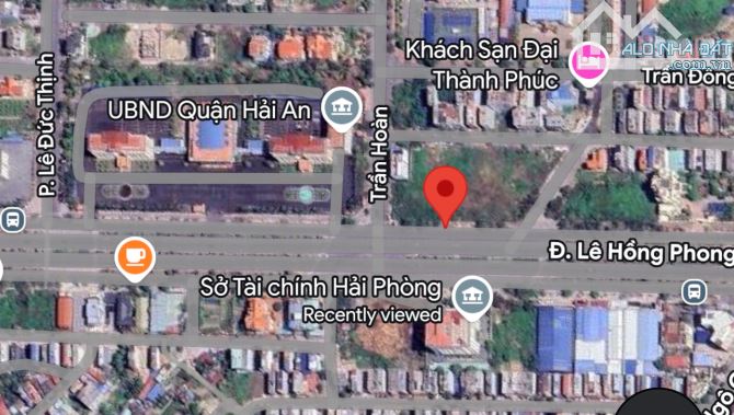 337m2 đất biệt thự mặt đường Lê Hồng Phong - Ngang 12.4m - Tây Nam - 1
