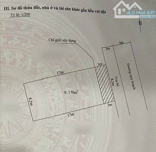 170m2 đất Lô 11 Lê Hồng Phong - Ngang 8.5m - Đông Bắc - 1