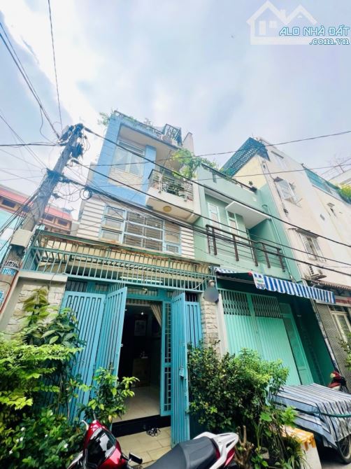 Nhà Đ. Hoà Bình, Hoà Thạnh Tân Phú. DT 36m2. 4 tầng BTCT. Ngang 4m. Giá 4.9 tỷ. - 1