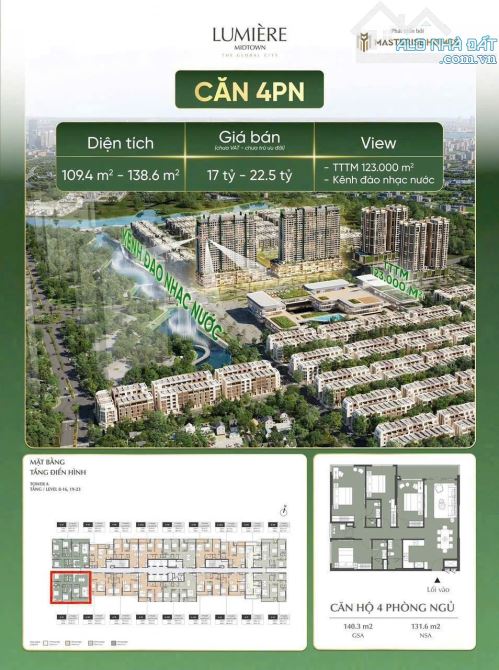 Cập Nhật Giá Lumiere Midtown Mịn ~ Max cùng chính sách cực tốt cho tòa CT7 - 1
