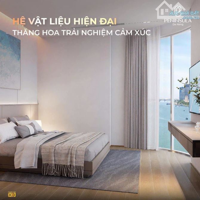 Chỉ 4.3 tỷ sở hữu căn hộ 2PN mặt sông Hàn +Vịnh Biển Đà Nẵng. Sổ hồng sở hữu lâu dài - 10