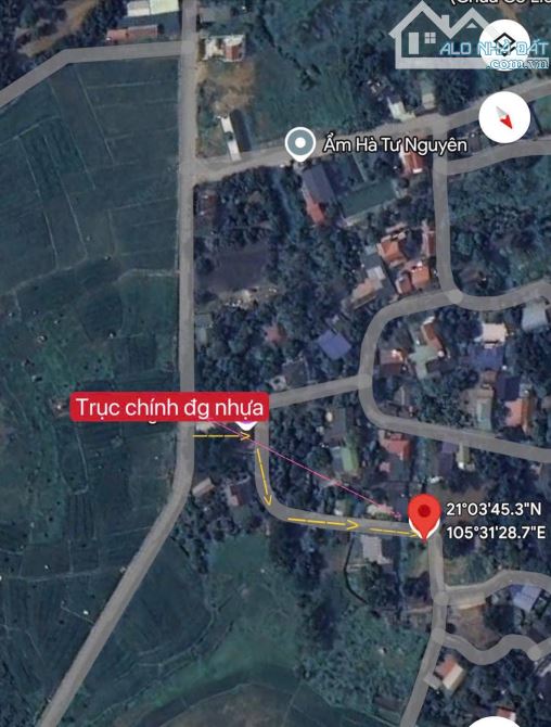 Bán đất Cổ Liễn, Cổ Đông, thị xã Sơn Tây, HN.  diện tích 89m, mt gần 6 m nở hậu nhẹ - 2