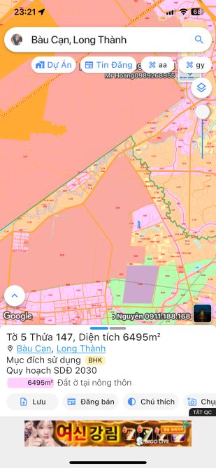 Bán gần 6 sào 5 bàu cạn màu hồng giá cực kì rẻ - 2