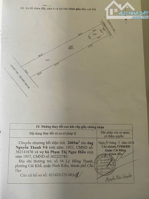 BÁN 2600M2 ĐẤT 20 X130 ĐƯỜNG NGUYỄN VĂN QUY (200m ODT), C. RĂNG- 16,9 TỶ(TL nhẹ) - 3