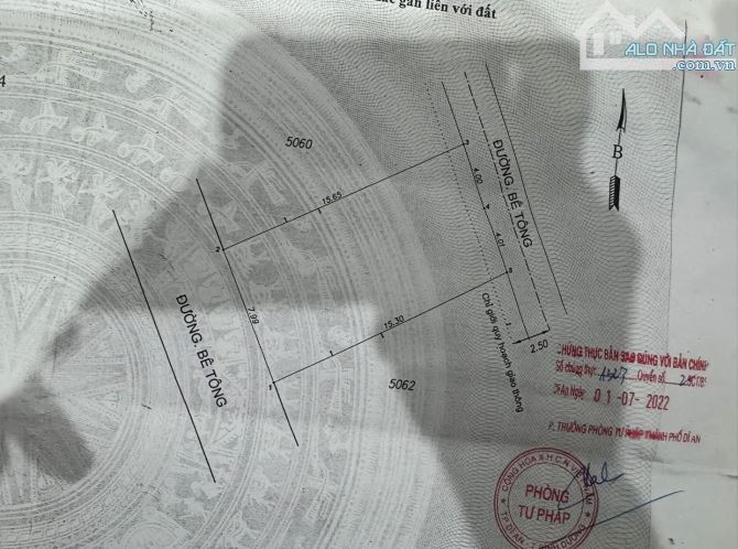 Bán đất tặng 6 căn nhà trọ DT ngang 8m, đường 7m KP Đông Chiêu giá chỉ 3.9 tỷ TL - 3