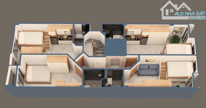 BÁN TÒA NHÀ DÒNG TIỀN ĐỐNG ĐA, PHÁO ĐÀI LÁNG, 80m, 7T, TM, 22P Full NT, DT 1.3 tỷ/năm, - 3