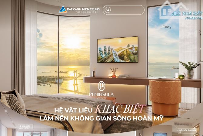 Chỉ 4.3 tỷ sở hữu căn hộ 2PN mặt sông Hàn +Vịnh Biển Đà Nẵng. Sổ hồng sở hữu lâu dài - 2