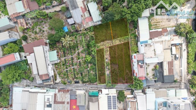 Bán lô đẩ giấy tờ tay vi bằng, ngang 4.25m mặt tiền hẻm ô tô tận đất, khu dân cư hiện hữu.