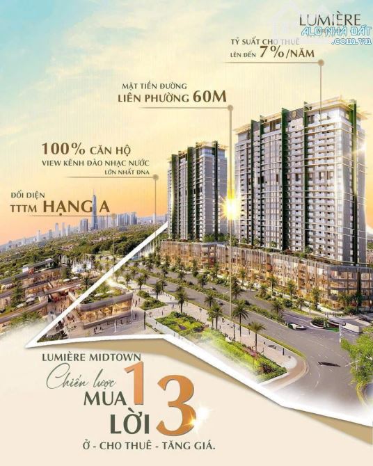 Căn Hộ Lumiere Midtown, 130tr/m2 giữa lòng đô thị The Global City Quận 2, Full Nội Thất