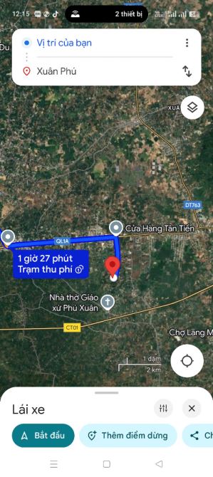 bán hơn 1,1 ha đất vườn bưởi Xuân Phú, Xuân Lộc cách lộ 1A 1km