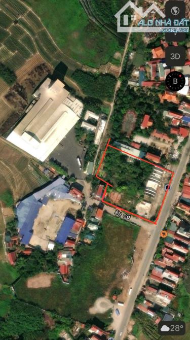 BÁN LÔ 4576m² đất SXKD MẶT TIỀN QL 23 Thanh Lâm – Mê Linh; giá chỉ 32 tỷ, có GIA lỘC