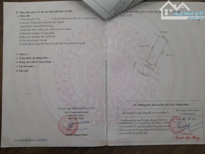 Bán đất phân lô, đất TDC, đất đấu giá Đồ Sơn