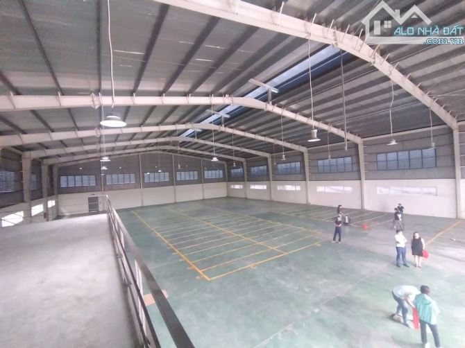 Cho thuê kho tại Thanh Văn, Thanh Oai. DT 1000m-2000m cao 9m, Khung thép Zamin, công đỗ. G - 1