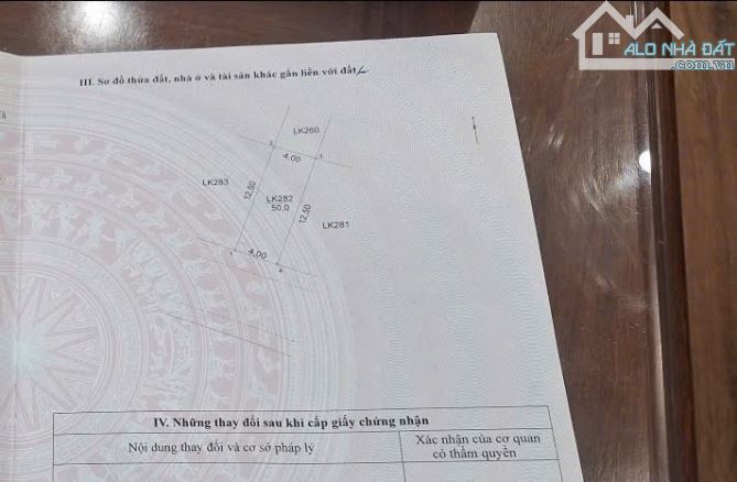Bán đất Mậu Lương, cách mặt phố Hoàng Công chỉ 25m, vị trí kinh doanh cực tốt, 50m2 13.2ty - 2