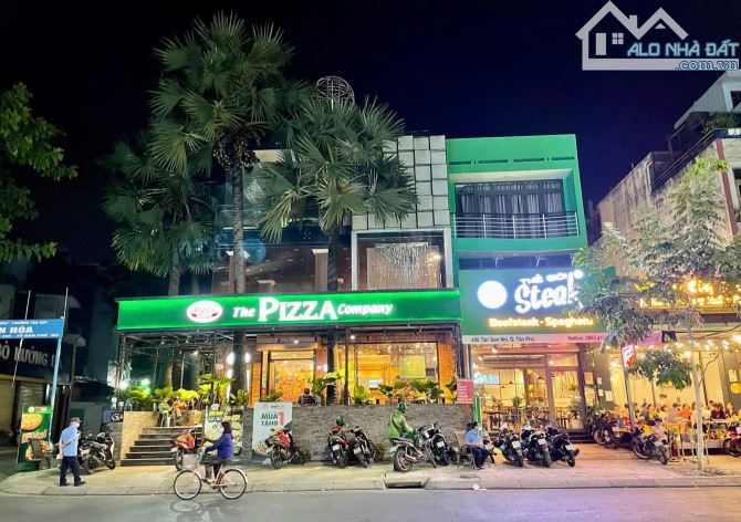 Siêu Phẩm Góc 2 MT Tân Sơn Nhì P.tân Quý Q.Tân Phú DT:12x20m Hầm 3 Tầng HĐT:200tr Giá:75Tỷ - 2