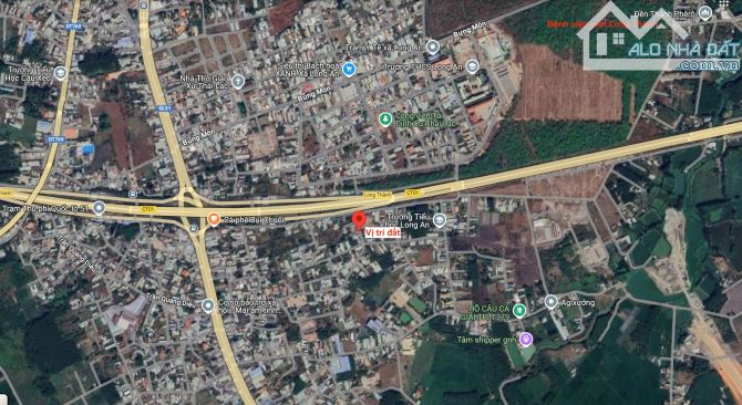 LÔ ĐẤT ĐẸP SÁT BÊN CAO TỐC, CỔNG TRƯỚC SÂN BAY LONG THÀNH, SẴN THỔ CƯ, BÁN NHANH GIÁ RẺ - 2
