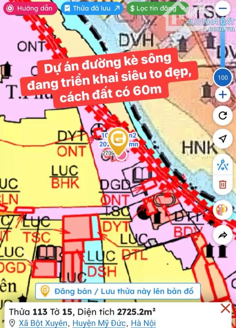 🔴 Lô đất nằm giữa trung tâm hành chính xã Mỹ Xuyên - Mỹ Đức - Hà Nội - 2