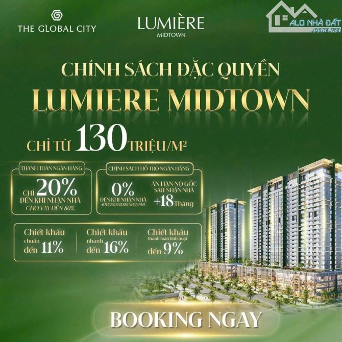 Căn Hộ Lumiere Midtown, 130tr/m2 giữa lòng đô thị The Global City Quận 2, Full Nội Thất - 3