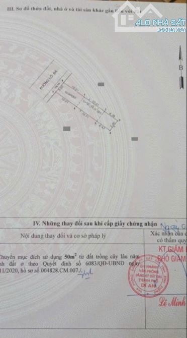 Đất gần khu Hố Lang, phường Tân Bình, thành phố Dĩ An.3,15 tỷ - 4