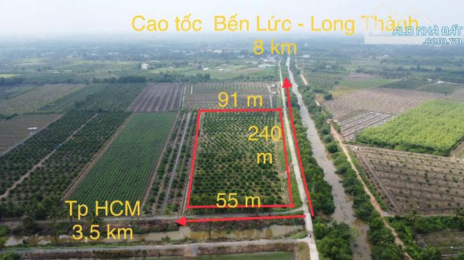 17200m2 đất vườn xã Tân Hòa, Bến Lức , Long An giá 24,1 tỷ - 6