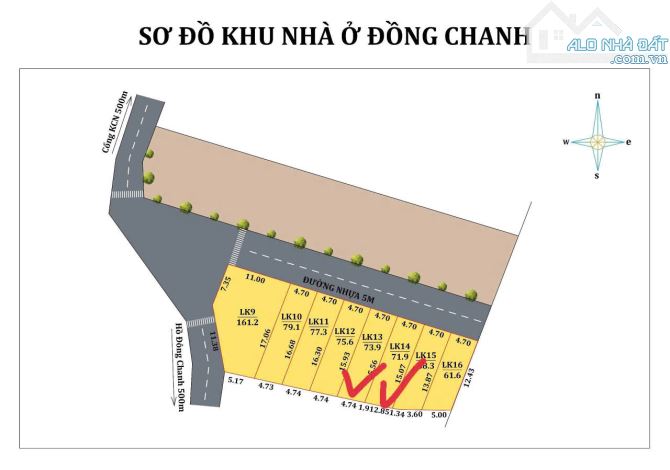 CẦN BÁN  2 lô đất Đồng chạnh gần kcn Nhuận Trạch giá 1,x tỷ (x mầm non) - 6